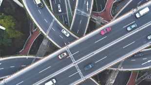 autoroute de passage supérieur