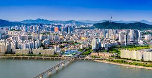Skyline of Seoul, Korea