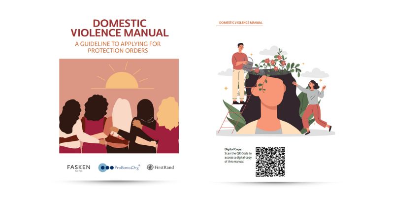 Domestic Violence Manual images and QR code