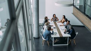  Business persons on meeting in the office