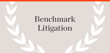 Benchmark Litigation Publication name with laurels