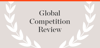 Global Competition Review Publication name with laurels