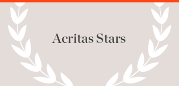 Acritas Stars Publication name with laurels