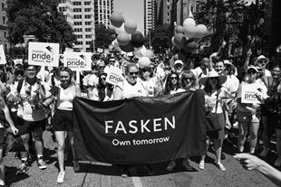 Fasken team marching