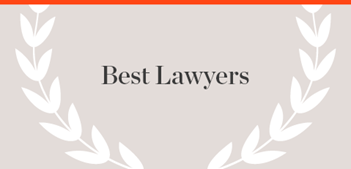 Best Lawyers Publication name with laurels